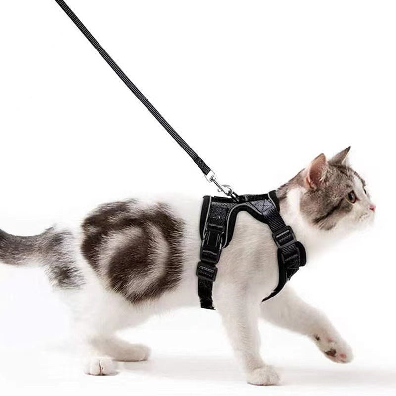 Pet Supplies Cats Breathable Chest Strap Reflective