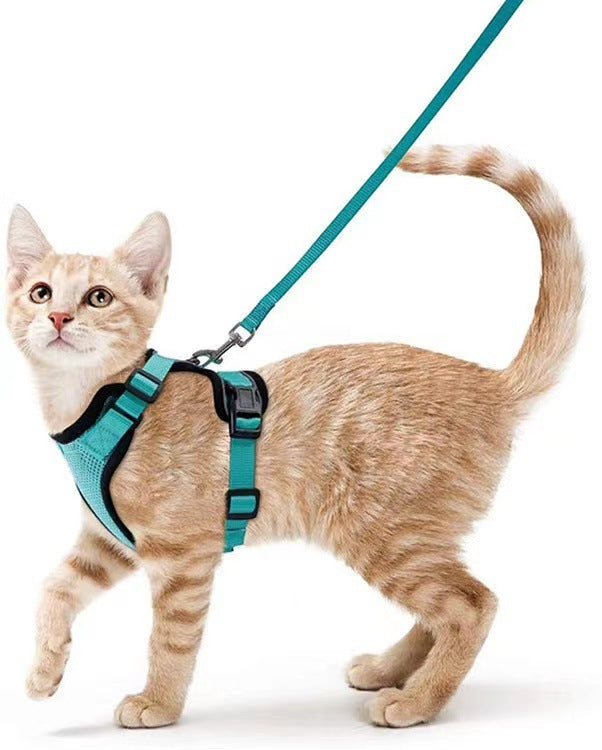 Pet Supplies Cats Breathable Chest Strap Reflective